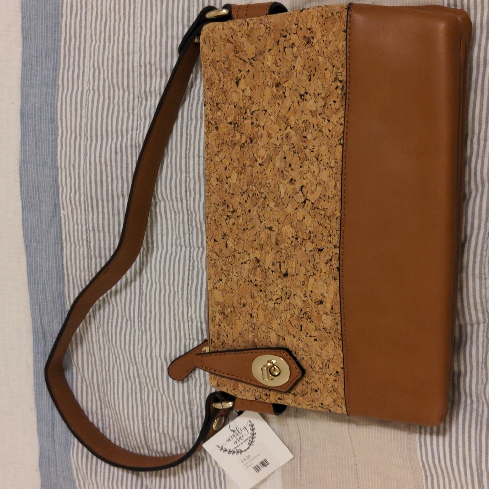 Cork crossbody bag